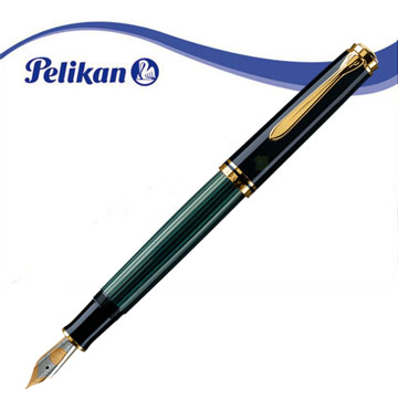Pelikan百利金 PL-Ｍ600-1綠條紋鋼筆
