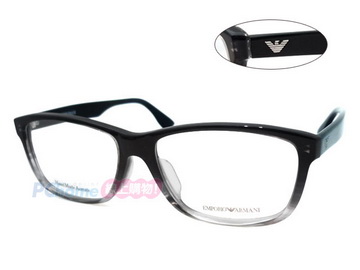 EMPORIO ARMANI 亞曼尼 亞洲版 舒適高鼻翼光學眼鏡 EA-1339J E4S 漸層黑灰