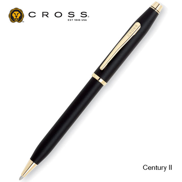 CROSS 新世紀 岩黑金夾原子筆