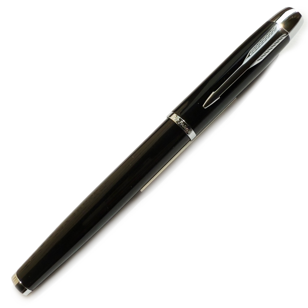 PARKER IM 派克 經典麗雅黑 銀夾 鋼筆