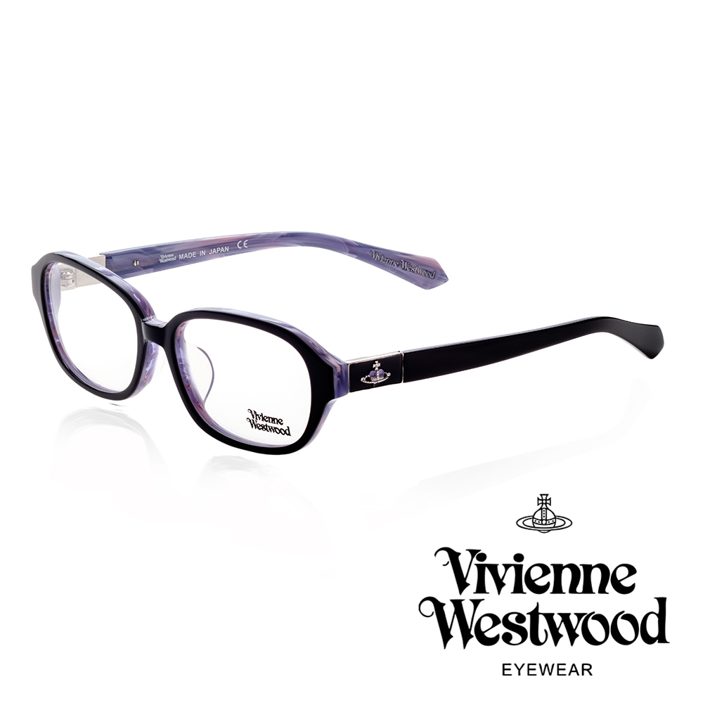 Vivienne Westwood 英國薇薇安魏斯伍德皇家貴氣英國雲彩款(黑+淡紫)VW26404