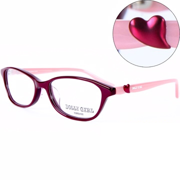 ANNA SUI 日本安娜蘇Dolly Girl系列 甜美紅心女孩款潮流平光眼鏡【DG505-259】