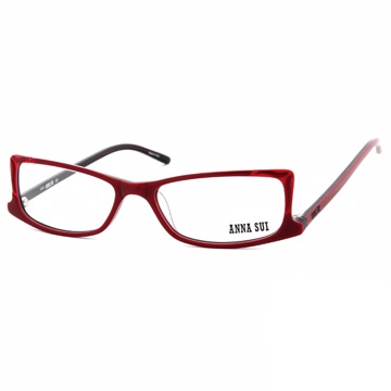 Anna Sui 日本安娜蘇 魔幻貓耳造型平光眼鏡(紅) AS10303
