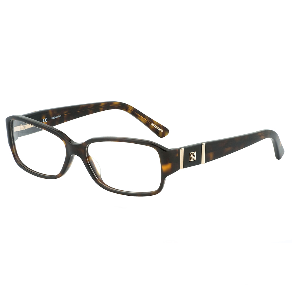 GIVENCHY 法國魅力紀梵希經典LOGO造型時尚平光眼鏡(琥珀) GIVGV7880722