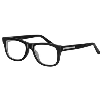 GIVENCHY 魅力紀梵希都會玩酷潮框平光眼鏡(木質黑) GIVGV7530700