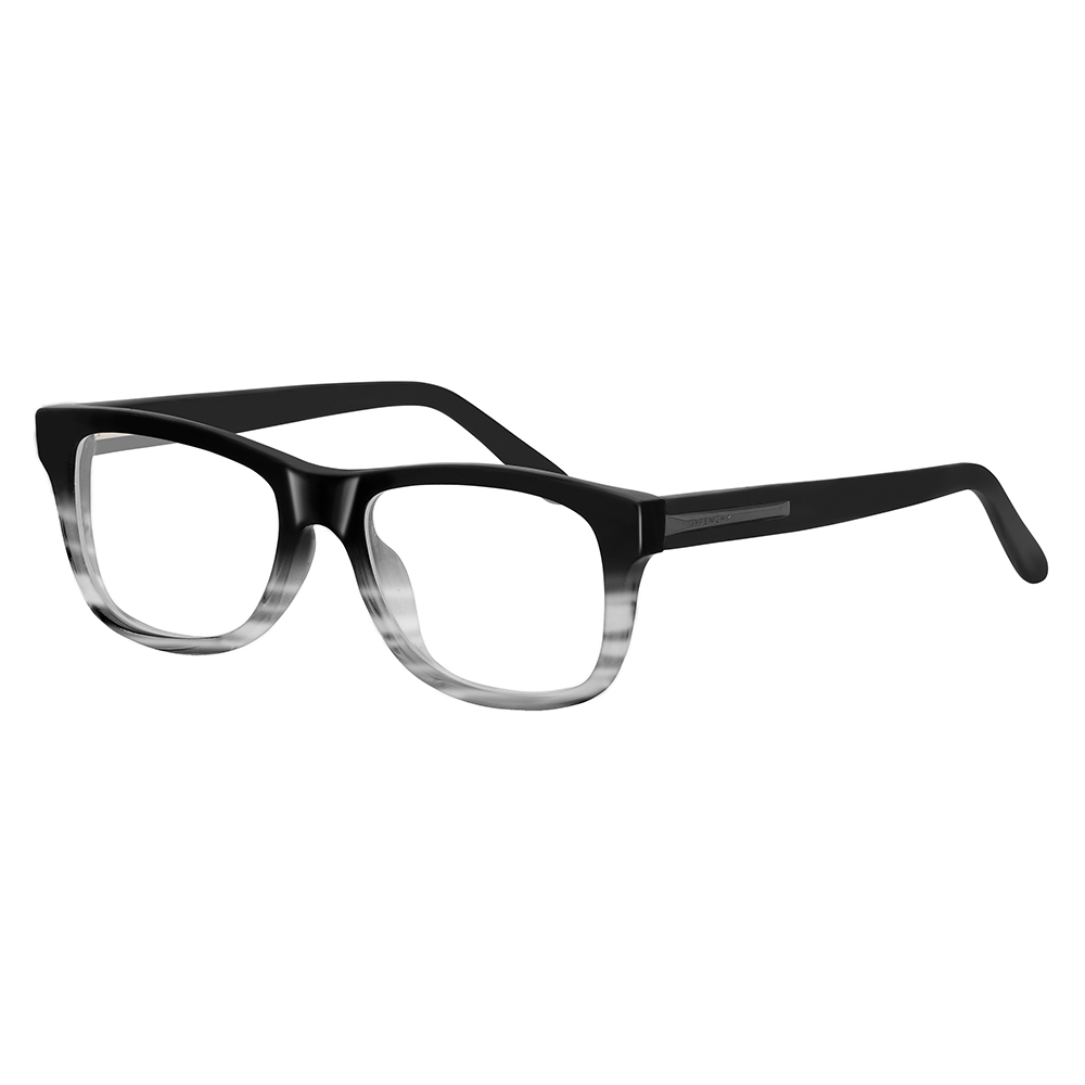 GIVENCHY 魅力紀梵希都會玩酷潮框平光眼鏡(漸層黑) GIVGV7530W40