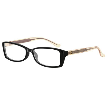 GIVENCHY 法國魅力紀梵希時尚北非狩獵豹紋風格造型平光眼鏡(黑) GIVGV7440700