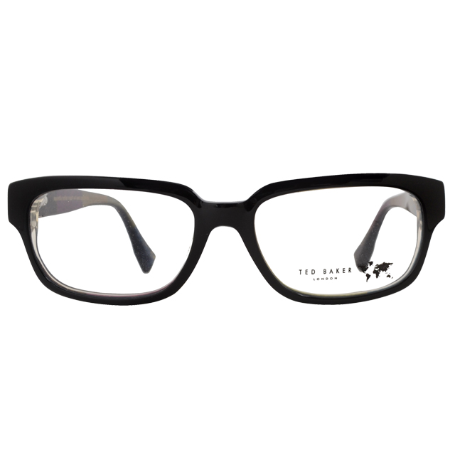 TED BAKER 倫敦經典時尚彩紋造型眼鏡 (黑) TBG004-099