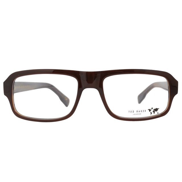TED BAKER 倫敦經典個性造型眼鏡 (咖啡) TBG012-170