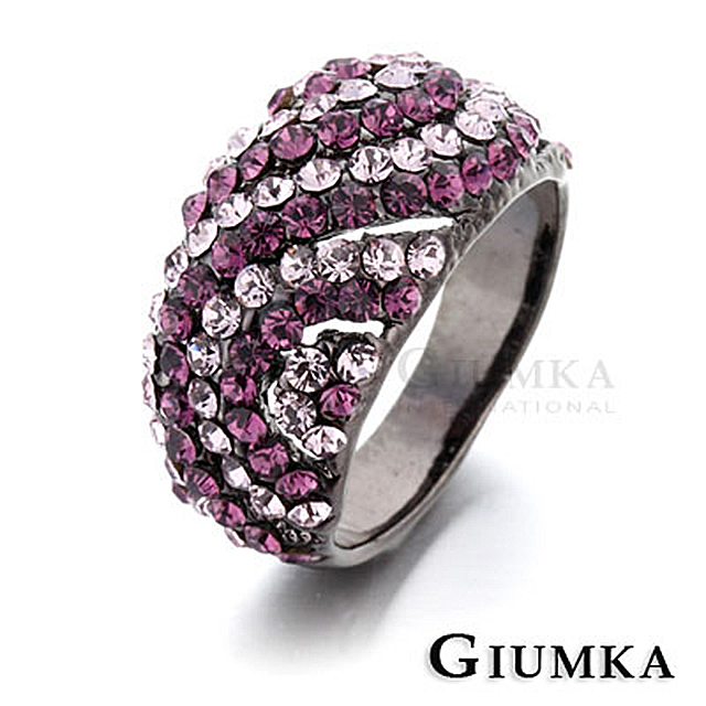 【GIUMKA】蜜糖甜心戒指 黑紫色戒指 MR371-2