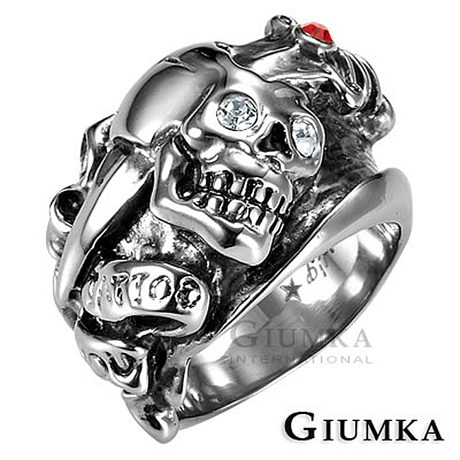 【GIUMKA】英雄傳說316L鋼戒指 MR405