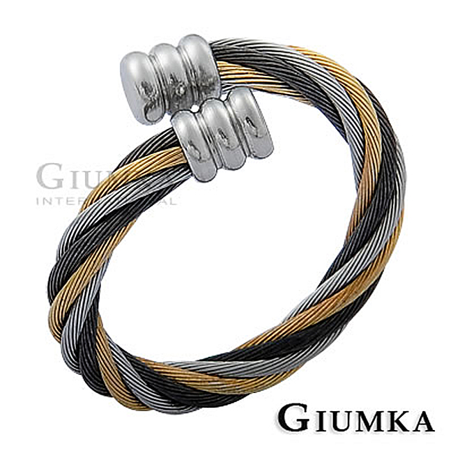 【GIUMKA】擁抱的愛鋼絲戒指 三色戒指 MR451