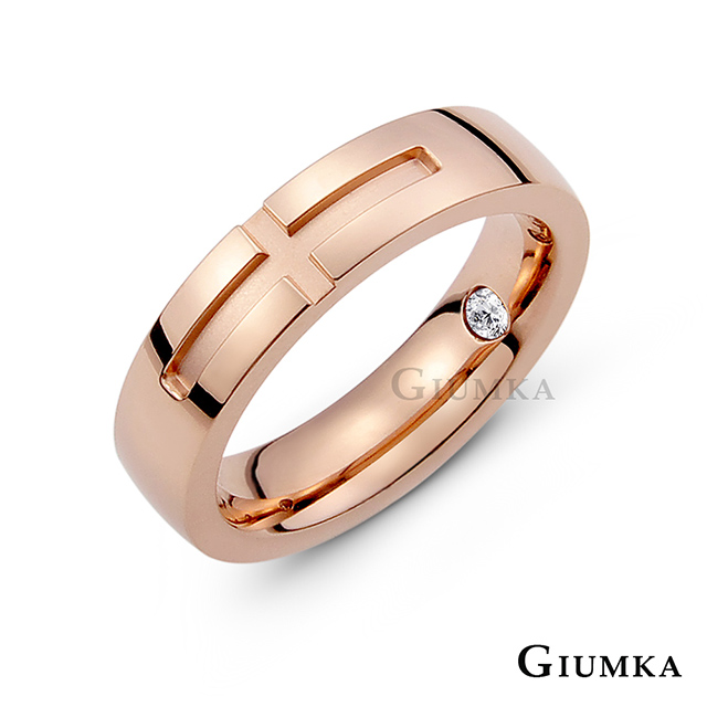 【GIUMKA】約定一世戒指 玫金女戒 MR591-1F