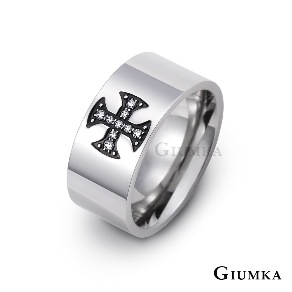【GIUMKA】十字風潮戒指 MR606