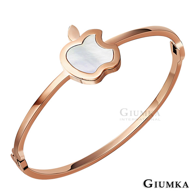 【GIUMKA】甜美蘋果白貝手環 (玫瑰金) MB649-1