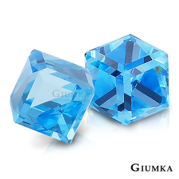 【GIUMKA】魔法水晶耳環 (海水藍) MF604-2