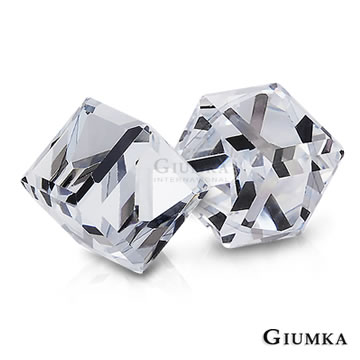 【GIUMKA】魔法水晶耳環 (晶瑩白) MF604-5