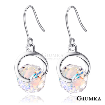 【GIUMKA】戀戀水晶耳環 (白) MF599-1
