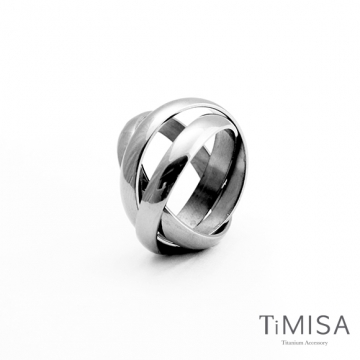 『TiMISA』《環繞幸福》純鈦墜飾/戒指