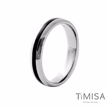 『TiMISA』《真愛宣言-黑》純鈦戒指