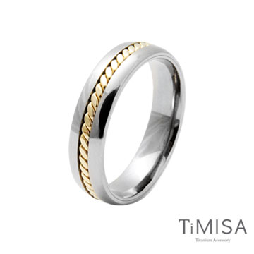 『TiMISA』《鎖住愛情》純鈦戒指