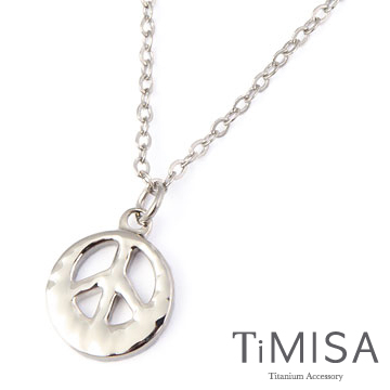 『TiMISA』《和平風尚-原色》純鈦項鍊(E)