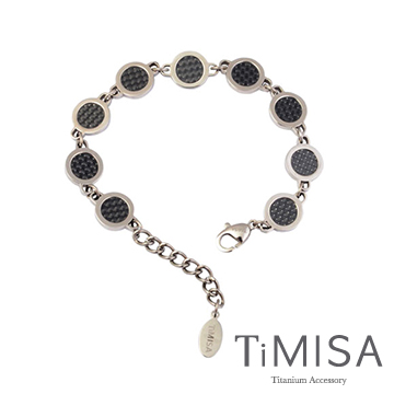 『TiMISA』《仙履奇緣-黑》純鈦鍺手鍊