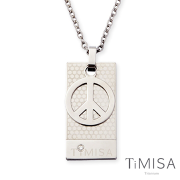『TiMISA』《和平宣言(M)》純鈦項鍊(H)