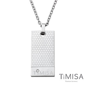 『TiMISA』《宣言(M)》軍牌純鈦項鍊(H)