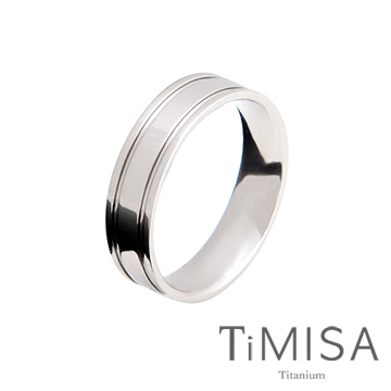 『TiMISA』《戀愛軌跡-細》純鈦戒指