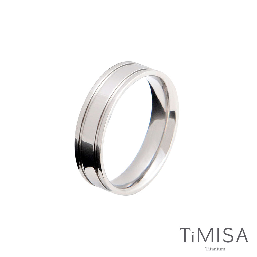 『TiMISA』《戀愛軌跡-細》純鈦戒指