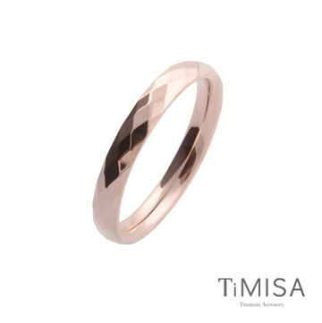 TiMISA《格緻真愛-細版》純鈦戒指(雙色可選)