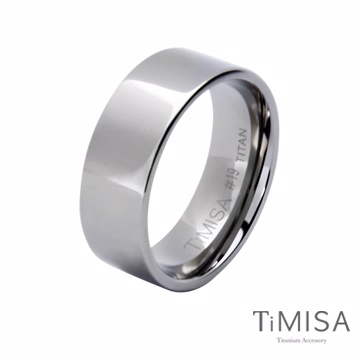 【TiMISA】簡約時尚 純鈦戒指