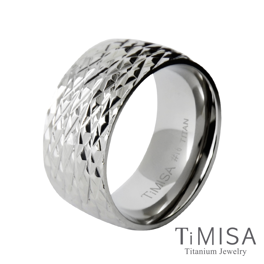 【TiMISA】永恆閃耀-寬版 純鈦戒指
