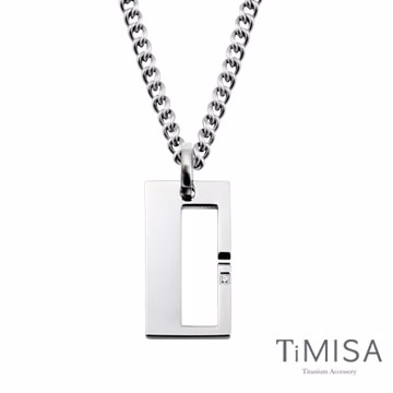 TiMISA《扣住幸福-大》純鈦項鍊(M02D)