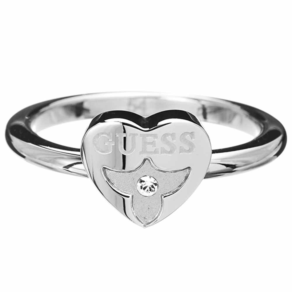【GUESS】熱戀經典真鑽戒指