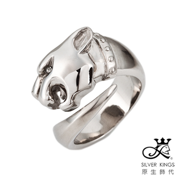 原生飾代SilverKings-全速獵人-白色-頂級白鋼工藝戒指
