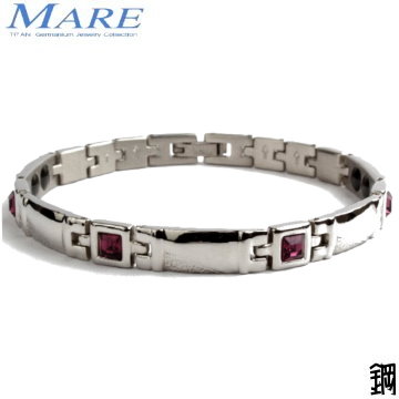 【MARE-316L白鋼系列】：巴洛克風(紫鋯石)窄 款