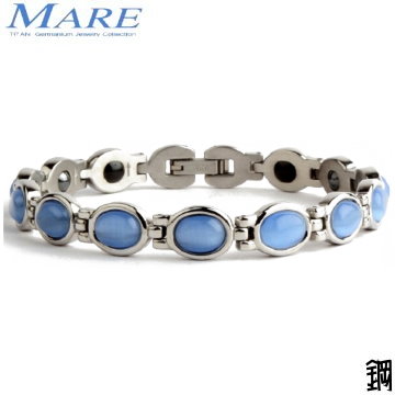 【MARE-316L白鋼系列】：貓眼石(土耳其藍) 款