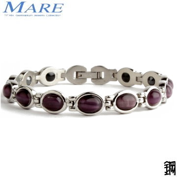 【MARE-316L白鋼系列】：貓眼石(紫蘿蘭) 款