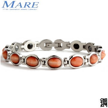 【MARE-316L白鋼系列】：貓眼石(橘橙色) 款