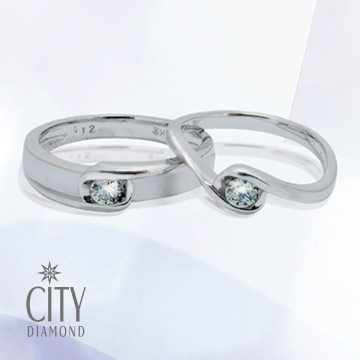 City Diamond『愛戀』10分鑽石對戒