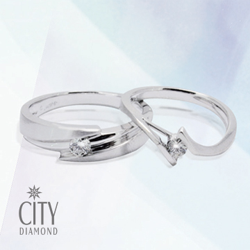 City Diamond『摯愛』10分鑽石對戒