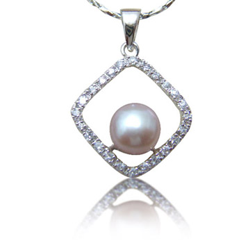【小樂珠寶】超美天然珍珠墬子*優雅設計款