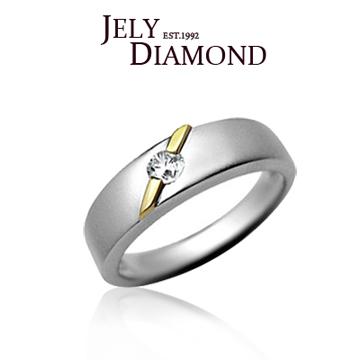 【JELY】HONEY DIAMOND 10分真鑽戒指(男款)