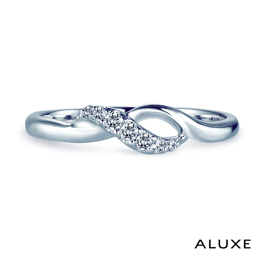 【ALUXE 亞立詩鑽石】奢華美鑽尾戒