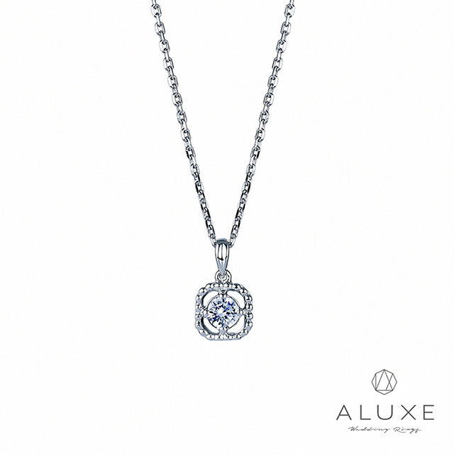 A Diamond 亞立詩鑽石 Embrace擁抱 15分典雅美鑽項鍊