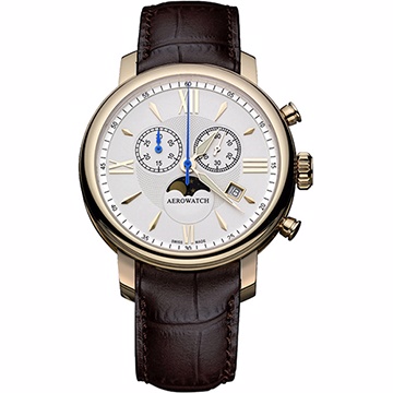 AEROWATCH Elegance 羅馬計時腕錶A84936RO02