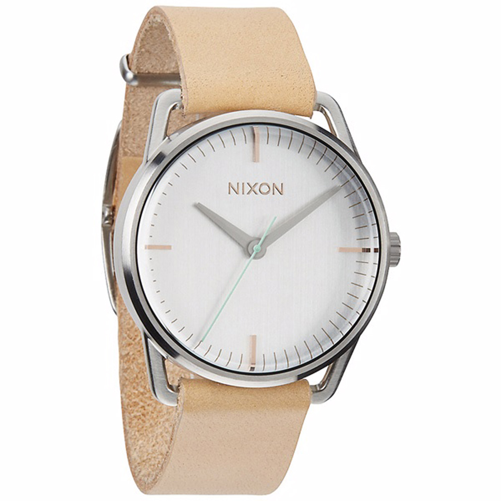 NIXON The MELLOR 純粹元素休閒都會腕錶-卡其