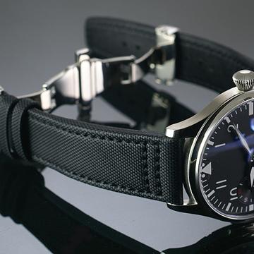 全新 IWC 萬國錶代用進口高級強化纖維雙向摺疊扣錶帶 (22mm.21mm.20mm)